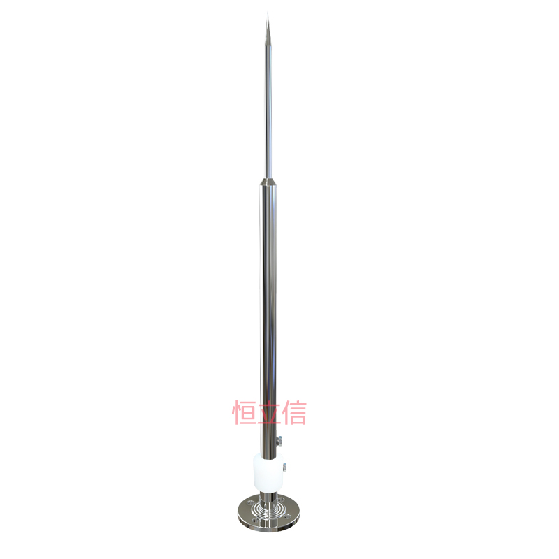 恒立信绝缘型单针避雷针 直径16*32mm（1米-3米） 304不锈钢